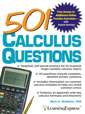 cover image of 501 Calculus Questions